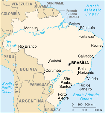 Mappa del Brasile