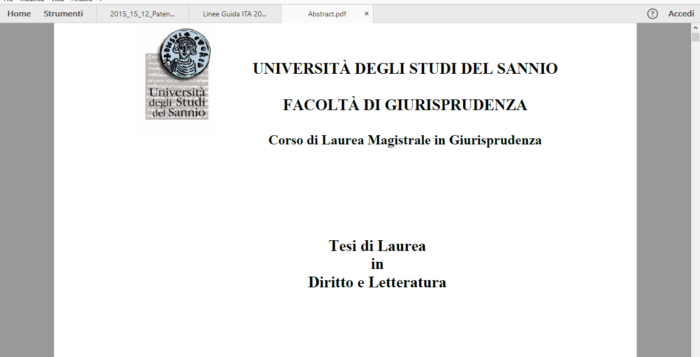 “Il Silenzio del Diritto” si aggiudica il primo posto tra le Tesi di E&D