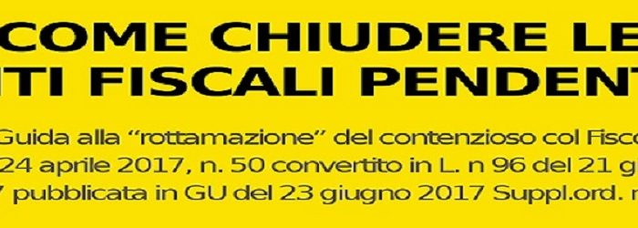 Definizione agevolata delle liti pendenti da effettuare entro il 2 ottobre 2017
